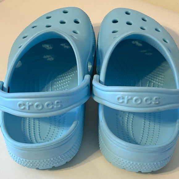 Crocs Classic Clogs Pure Water Blue Women’s Size 8 Men’s Size 6 - Picture 4 of 6